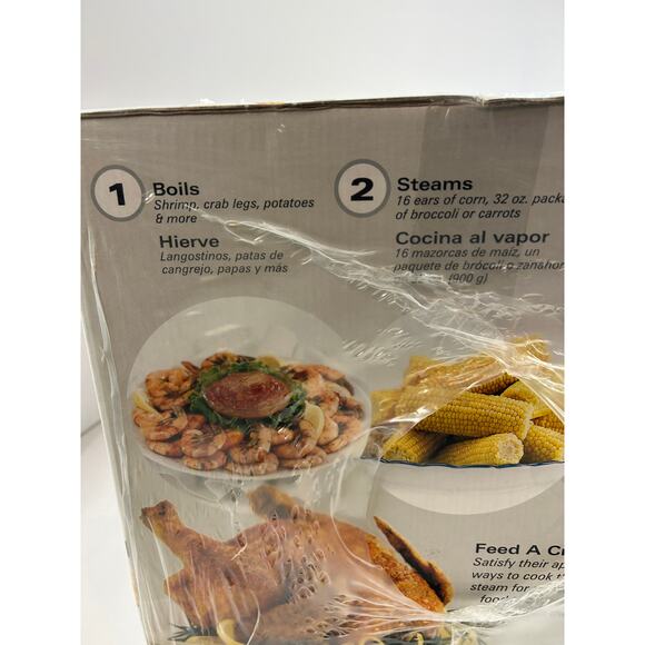 Hamilton Beach Meal Maker Multicooker 35137 New Sealed Boil Steam Fry - Picture 6 of 10